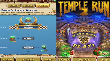 Temple Run 2 Frozen Festival Santa