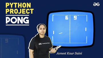 Python Project : Pong | Avneet Kaur Saini