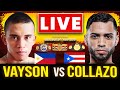 VAYSON vs COLLAZO  | WBA &amp; WBO THE RING MAGAZINE | Philippines vs Puerto Rico