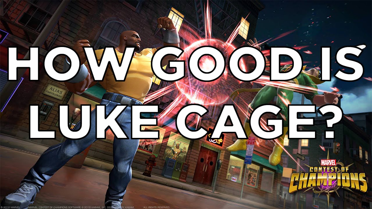 How Good Is Luke Cage Gameplay And Review Marvel Contest Of Champions