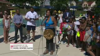 Mayor Bowser Kicks Off 2019 Outdoor Pool Season, 5/24/19