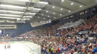 Ice Hockey World Championship 2015: Russia - USA, celebration after first goal for USA