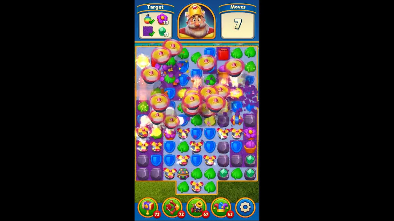 Royal Match Level 1570 - NO BOOSTERS GAMEPLAY 👑 | SKILLGAMING ✔️