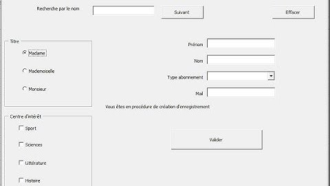 VBA 10 : afficher un enregistrement dans le formulaire