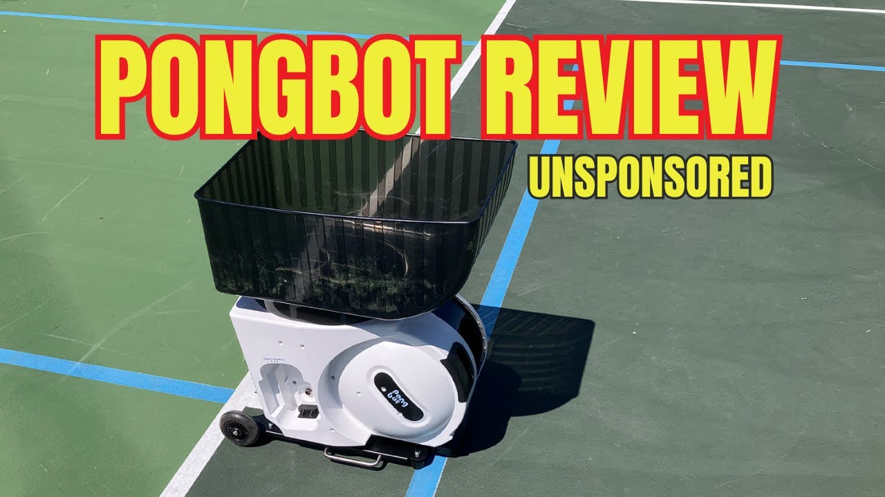PONGBOT Tennis Ball Machine - Unbiased and Unsponsored Review