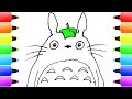 How to Draw TOTORO (Easy Step by Step) | Drawings for Kids