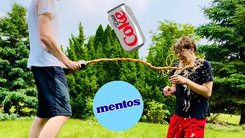DIET COKE AND MENTOS BATTLE! PART 2!!