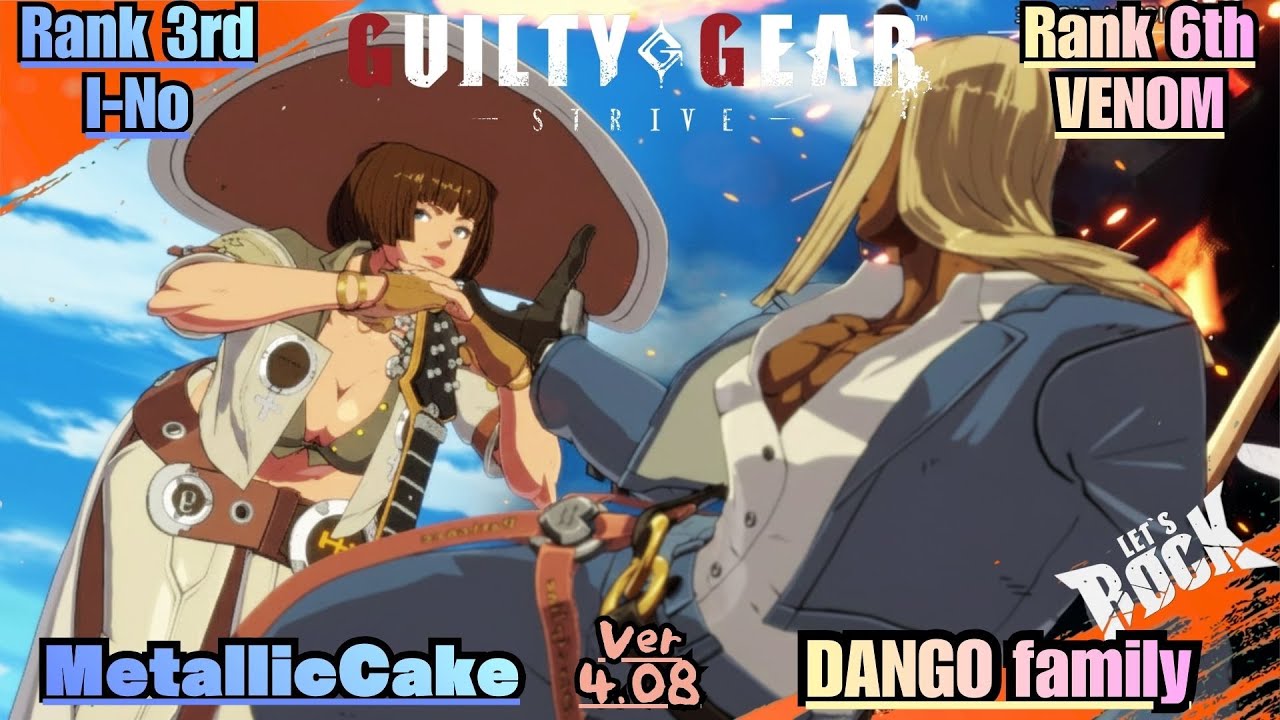 GGST➤Rank 3rd1 I-No / イノ [ MetallicCake ] vs Rank 6th VENOM / ヴェノム [ DANGO family/だんご大家族 ]