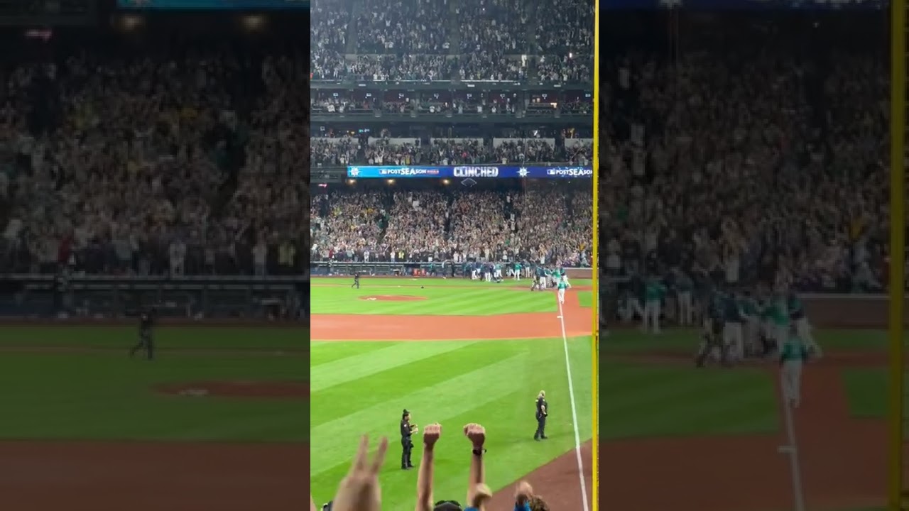 Mariners clinch Wild Card on walkoff HR Sept. 30, 2022 YouTube