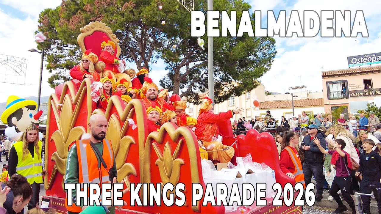 Benalmadena Three Kings Parade | Cabalgata de Reyes Magos Malaga Spain January 2026 [4K]