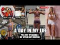 A DAY IN MY LIFE | full day of eating, upper body routine & not tracking calories to maintain "lean"