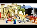 恐竜搬送トラックに2体の恐竜がのせれる! LEGO ジュラシックワールド 76948 T-REXとアトロキラプトルの大脱走!を組み立て
