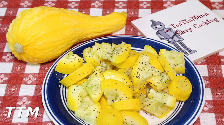 How to Cook Summer Squash~Healthy Steamed Yellow C...