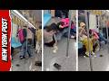Women Have Ferocious Brawl Over Subway Seat in China