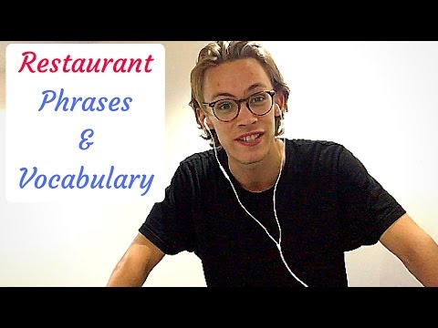 English Speaking Lesson: Restaurant Phrases