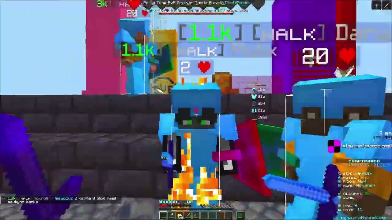 CraftPando net kiliç set Katlamali r4pe [Ft.Ravagen]