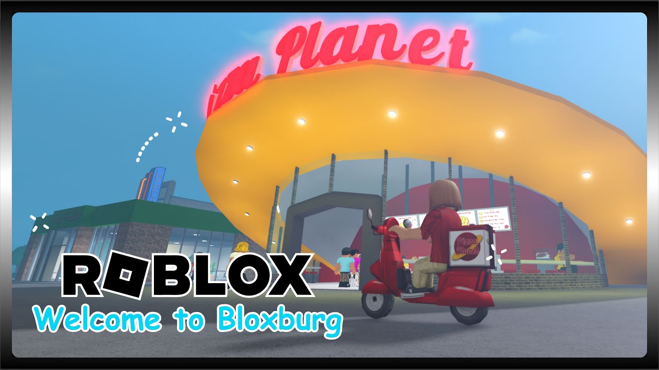 Roblox Welcome to Bloxburg | WORKING AS A DELIVERY PERSON (at Pizza ...