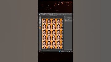 Passport Size Photo In Photoshop |Photoshop tutorial #photoshop