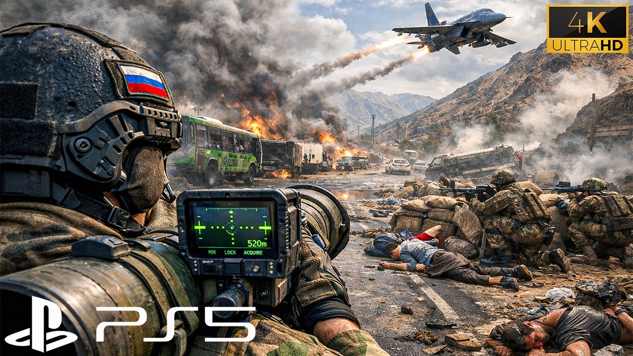 RUSSIAN AMBUSH in IRAN ARAZ VALLEY AGAINST USA | Battlefield Ultra Realistic 4K60FPS Gameplay