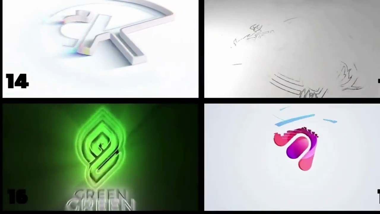 créer une animation de logo, intro et outro YouTube, vidéo animée