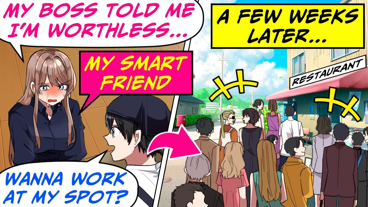 My Smart Bud Was Fired Since Her Boss Hates Her! I Hired Her at My Restaurant And…[RomCom Manga Dub]