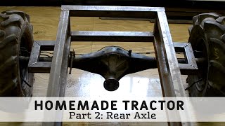 Homemade Tractor: Part 2: Rear Axle