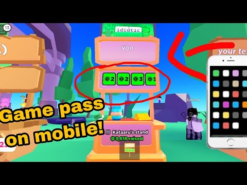 How to make Gamepasses on mobile! |Roblox