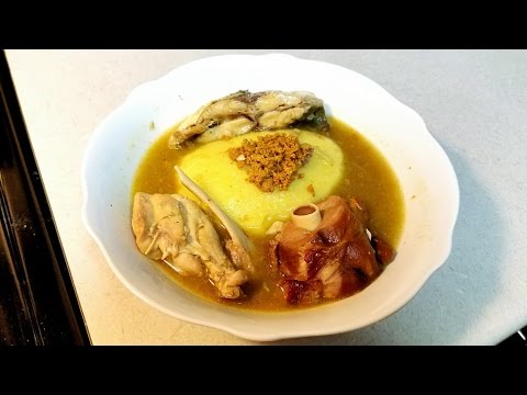 liberian-pepper-soup-and-fufu