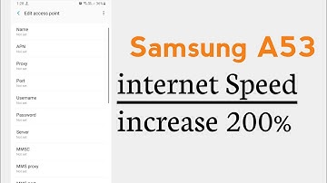 Samsung A53 How To increase internet Speed 200%