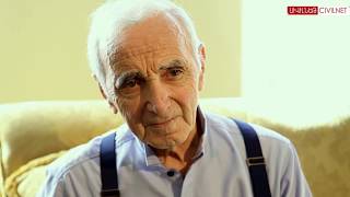 Charles Aznavour Talks to CivilNet