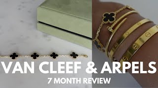 Van Cleef & Arpels Onyx Alhambra Bracelet 7 Month Review