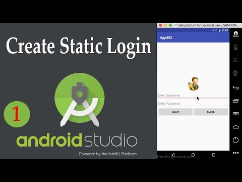 Learn Android Studio Speak Khmer | 01. How to Create Static Login in Android Studio