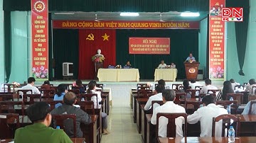 Đại biểu Quốc hội tiếp xúc cử tri huyện Cẩm Mỹ