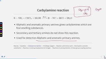 Organic Compounds Containing Nitrogen Part II #SATHEE_ENGG #swayamprabha #engineeringexams