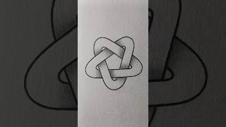 ✨ How to draw a easy 3D Star ⭐ #art #drawing #3d #star #sketch #tutorial #shorts