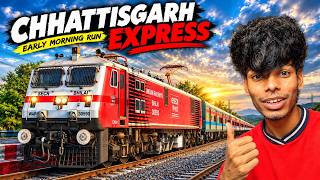 Multiple Parallel Runs And Overtakes || Chhattisgarh Express Journey in Railworks screenshot 2