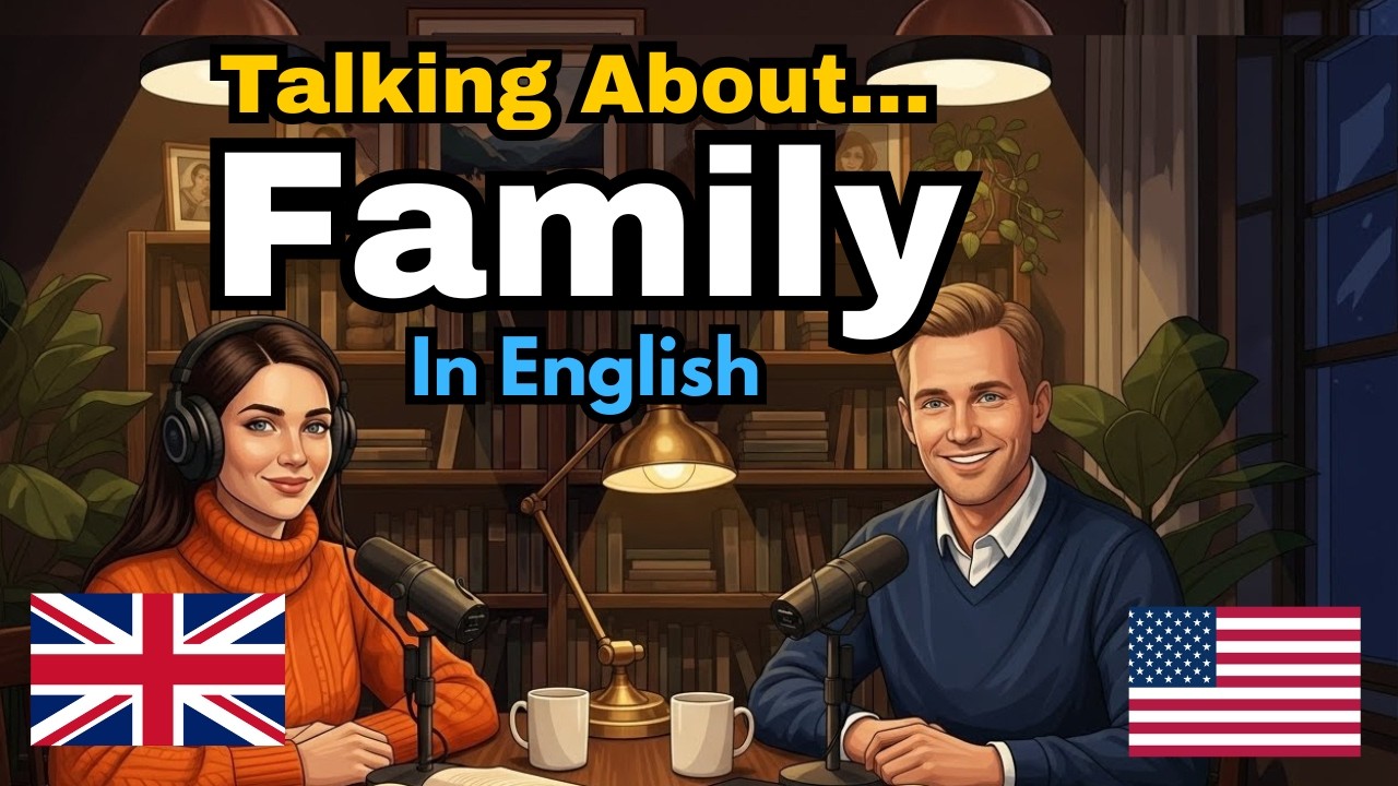 How to Talk About Your Family in English | Daily Easy English Conversation Practice