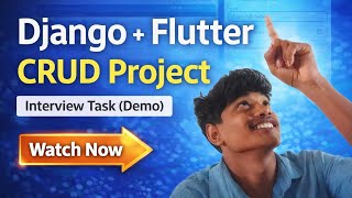 Django + Flutter CRUD Project | Interview Task (Demo)