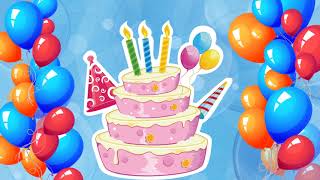 #Футаж #Заставка  #День рождения.#Праздник. №2 #Торт. .