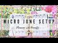 Micro Monthly Setup | Tiny Happy Planner | Weekly Layout | DIY Bullet Journal