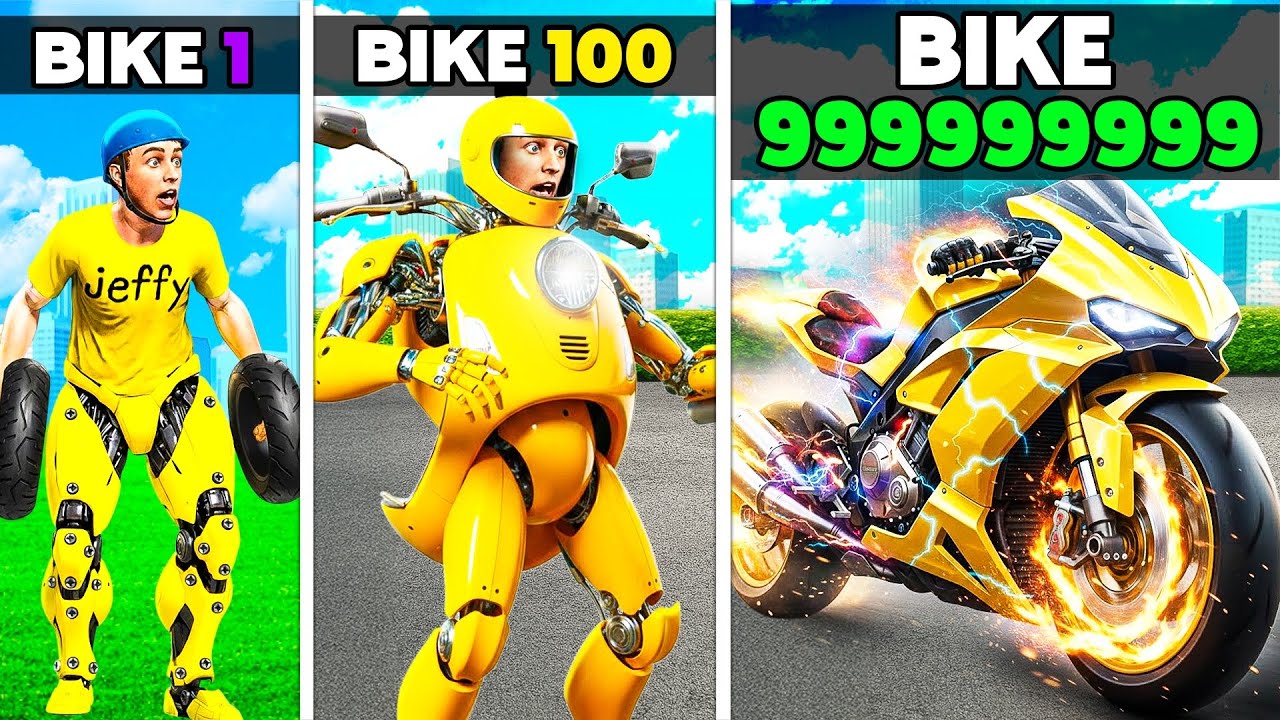 Human To SUPER BIKE In GTA 5!