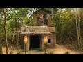 Amazing Clever Bushman Building Beautiful Wooden Villa House on Top Roof King Mansion Amazing Clever Bushman Building Beautiful Wooden Villa House on Top Roof King Mansion