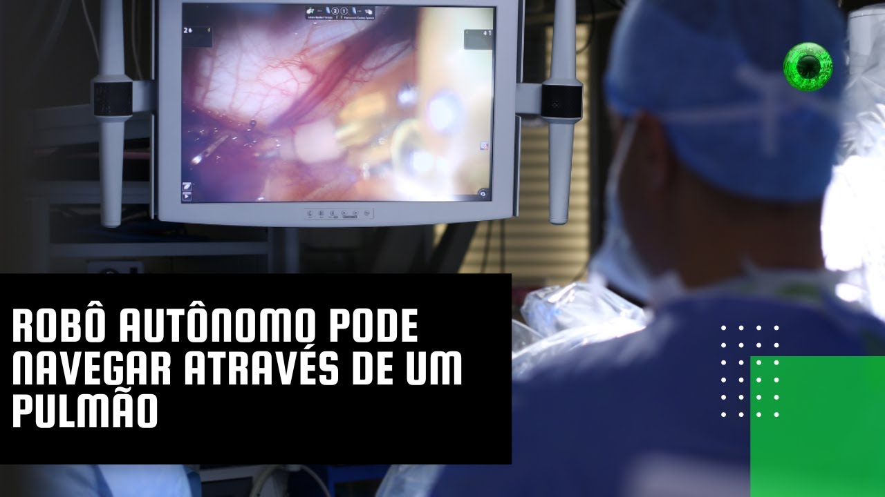 Robô autônomo pode navegar através de um pulmão