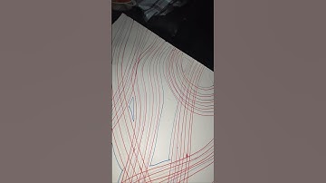 "Lines that create illusions ✨ Can you see the hidden patterns in this flow of curves? 🎨"