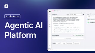 Agentic Platform | Build AI Agent | 2-min walkthrough #agentbuilder  #agenticai #aiagents