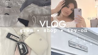 grwm & shop + try-on ♡