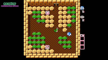 Adventures of Lolo Walkthrough [Floor 1-1]