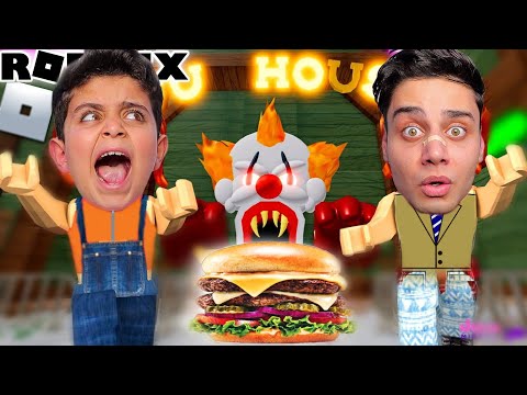 تحدي الهروب من ملاهي الرعب والفوز بأكبر برجر وناكلها