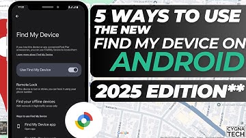 🔍 5 Ways To Use The New Find My Device On Android In 2025 | Track Lost Phone Fast