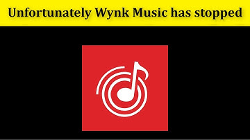 How To Fix Unfortunately Wynk Music App Has Stopped Error Android & Ios